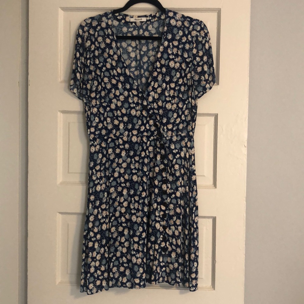Madewell Button Wrap Dress
